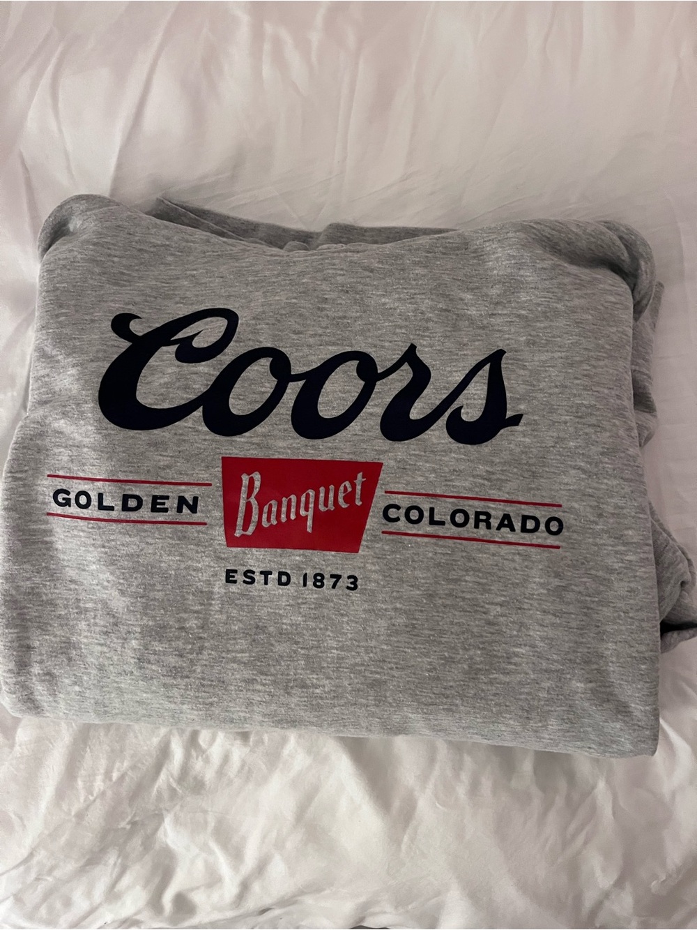 Coors Men’s Gray Graphic Sweatshirt
